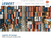 Tablet Screenshot of lebert.com